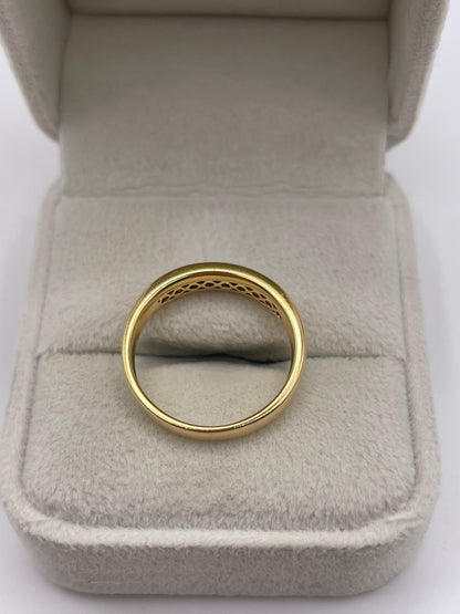18ct gold 50 point diamond ring