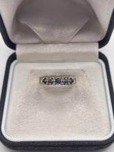 Load image into Gallery viewer, 9ct gold sapphire and diamond ring
