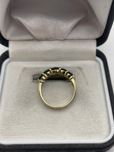 Load image into Gallery viewer, 9ct gold diopside ring
