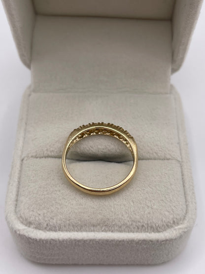 9ct gold sapphire ring