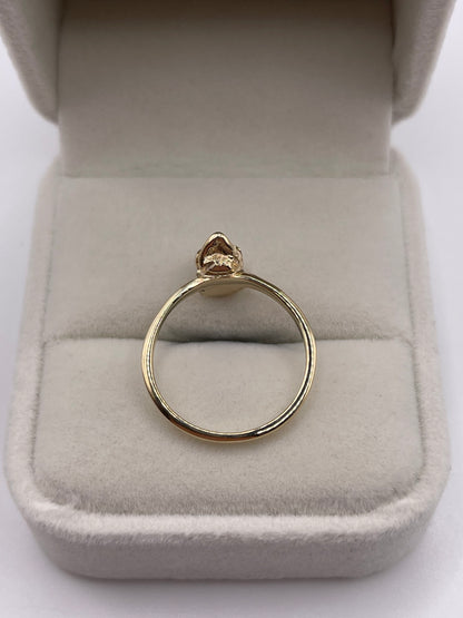 9ct gold skull ring