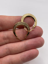 Load image into Gallery viewer, 9ct gold creole earrings
