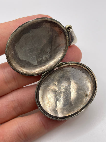 Victorian silver locket