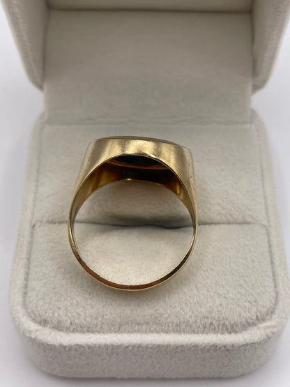 9ct gold Smokey quartz ring