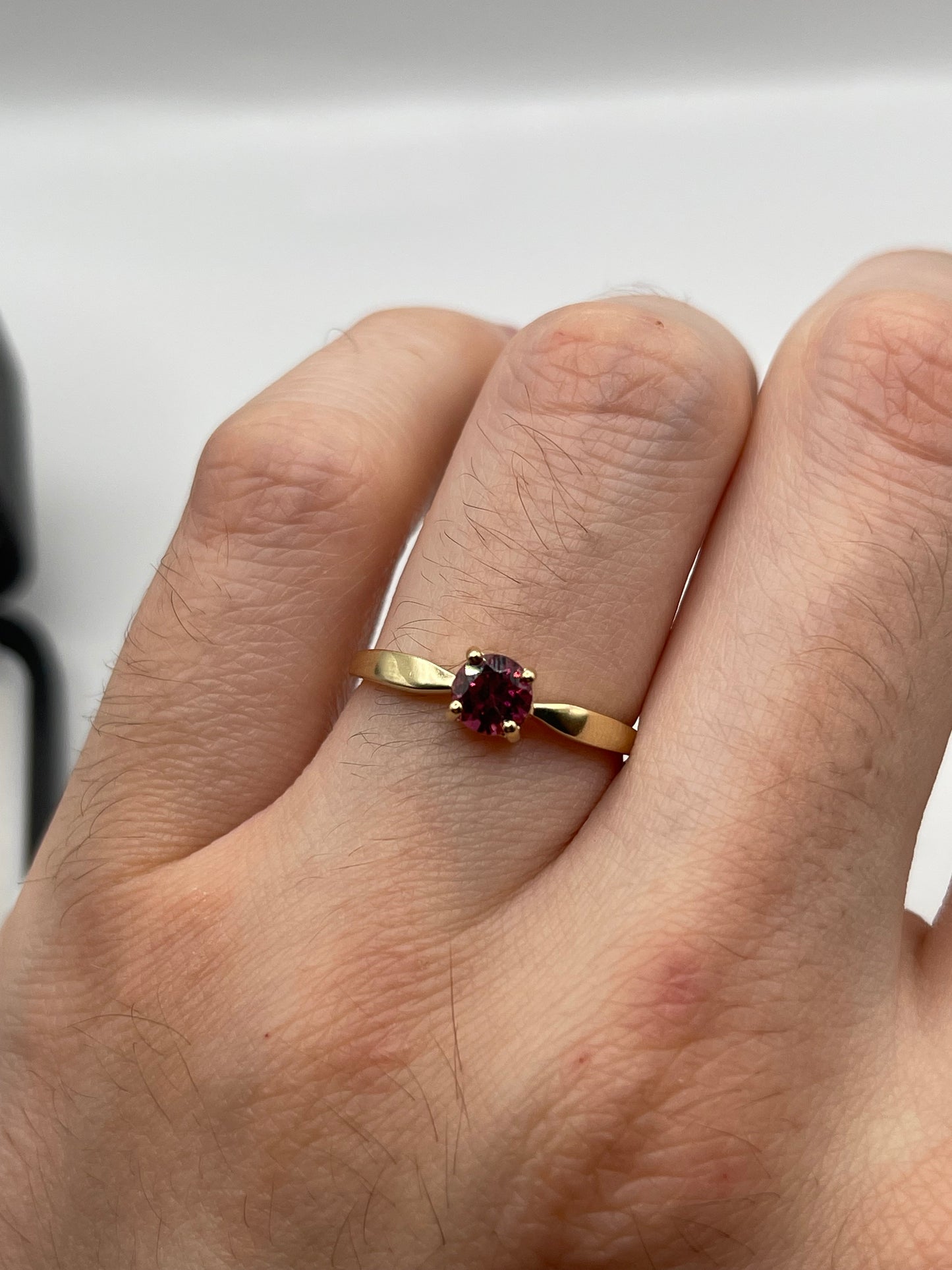 9ct gold tourmaline ring