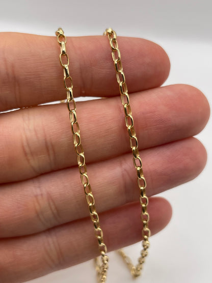 9ct gold chain 521