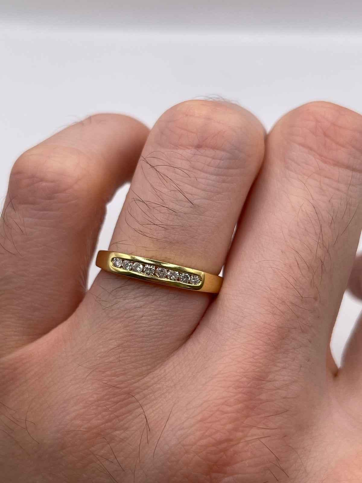 18ct gold diamond ring