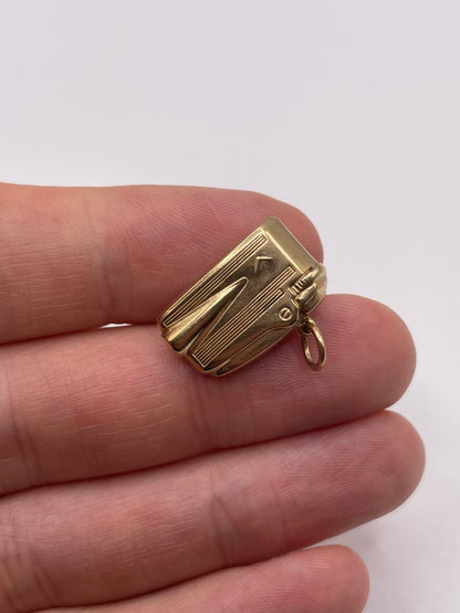9ct gold lighter charm