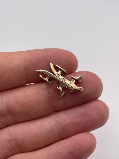 9ct gold ski charm