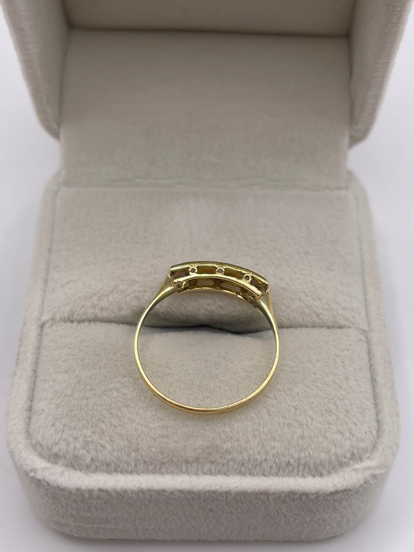 18ct gold platinum diamond ring