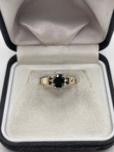 Load image into Gallery viewer, 9ct gold sapphire and diamond ring
