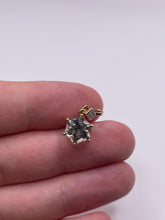 Load image into Gallery viewer, 9ct gold quartz and diamond pendant
