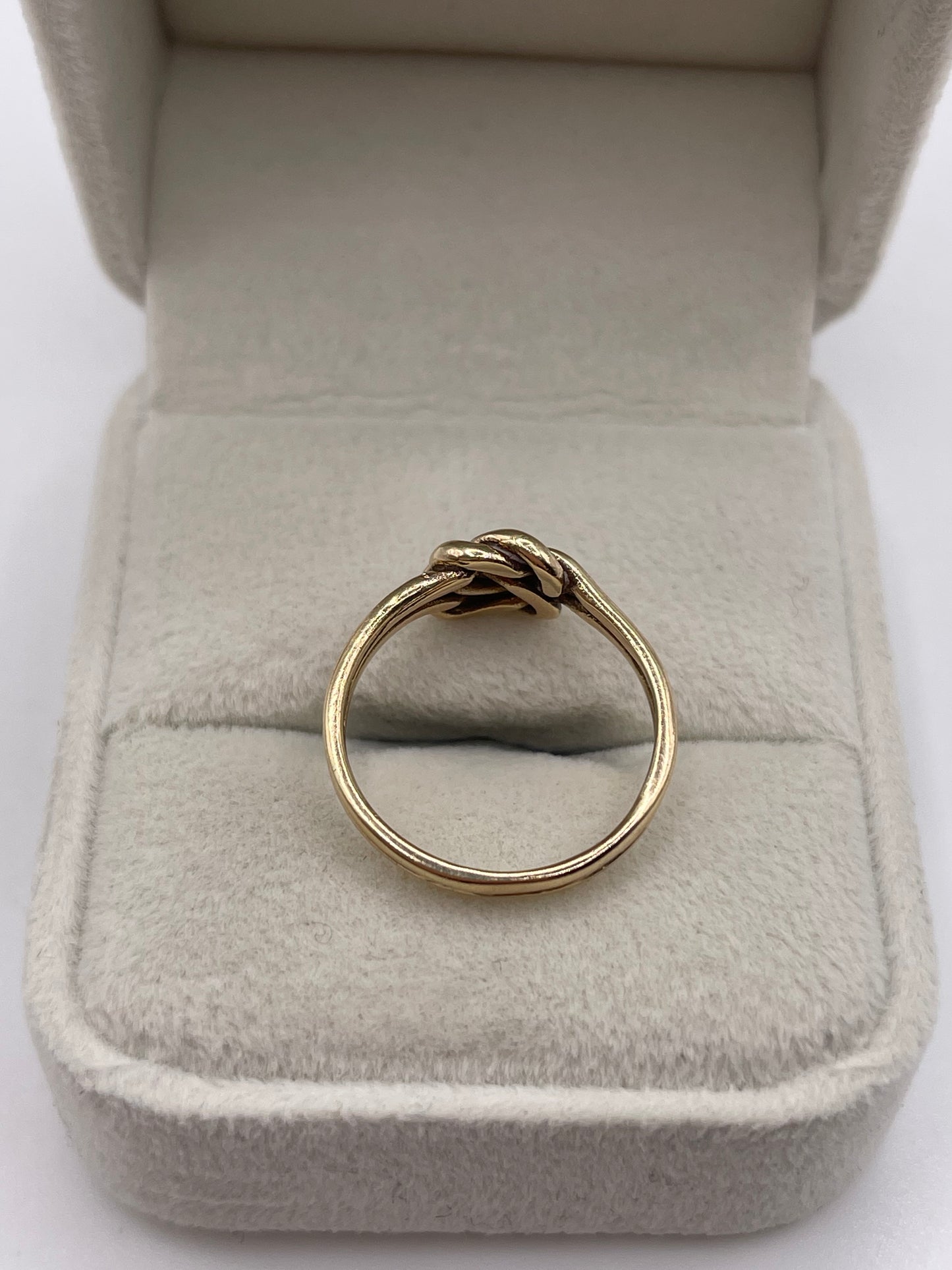 9ct gold knot ring