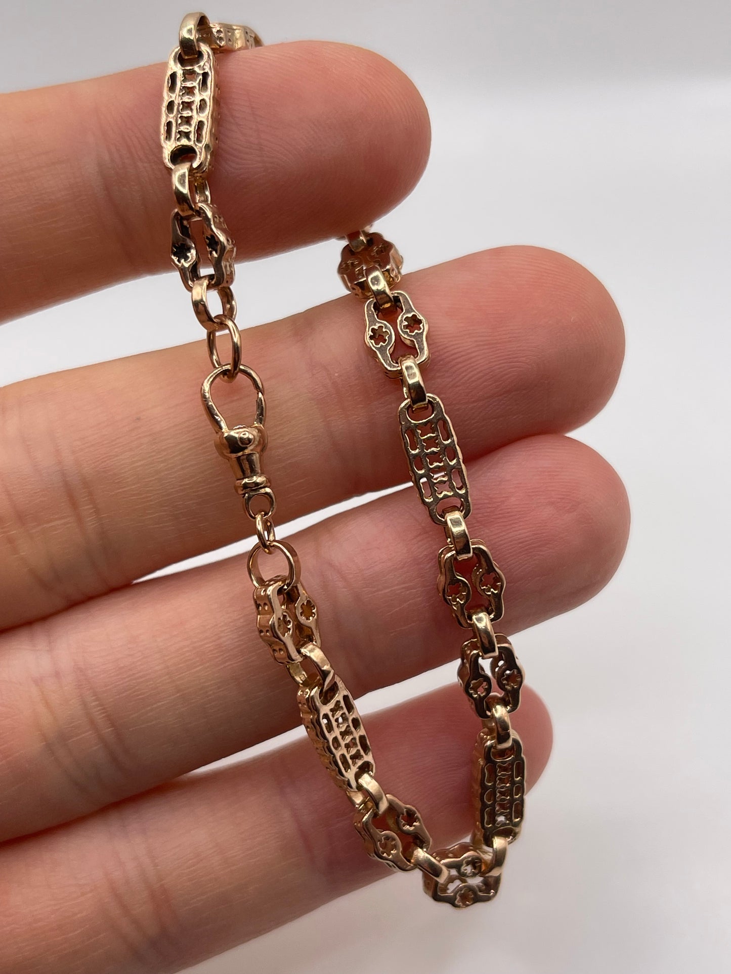9ct rose gold bracelet