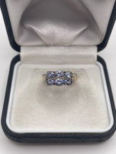 Load image into Gallery viewer, 9ct gold tanzanite and diamond ring
