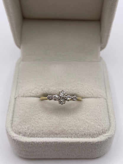 18ct gold diamond ring