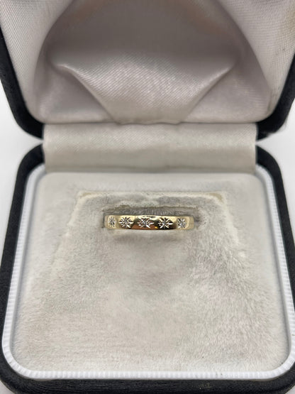 14ct gold diamond ring