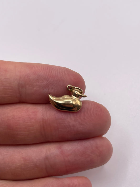 9ct gold duck charm