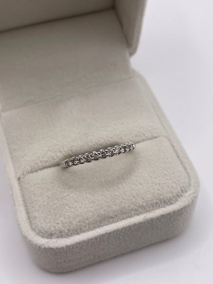 9ct white gold diamond ring