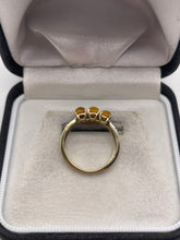 Load image into Gallery viewer, 9ct gold opal and diamond ring
