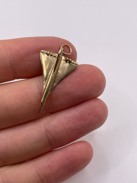 9ct gold Concorde charm