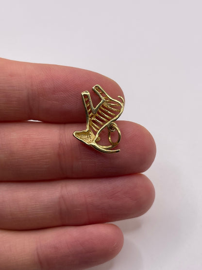 9ct gold goat charm