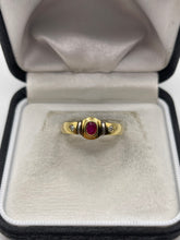Load image into Gallery viewer, 18ct gold ruby and diamond ring
