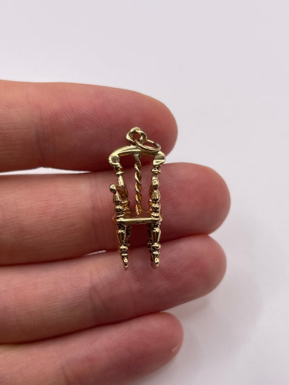 9ct gold rocking chair charm