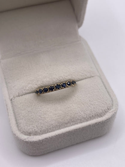 9ct gold sapphire ring