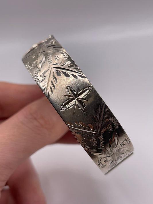 Vintage silver bangle