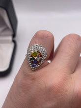 Load image into Gallery viewer, 9ct gold multi gemstone ring
