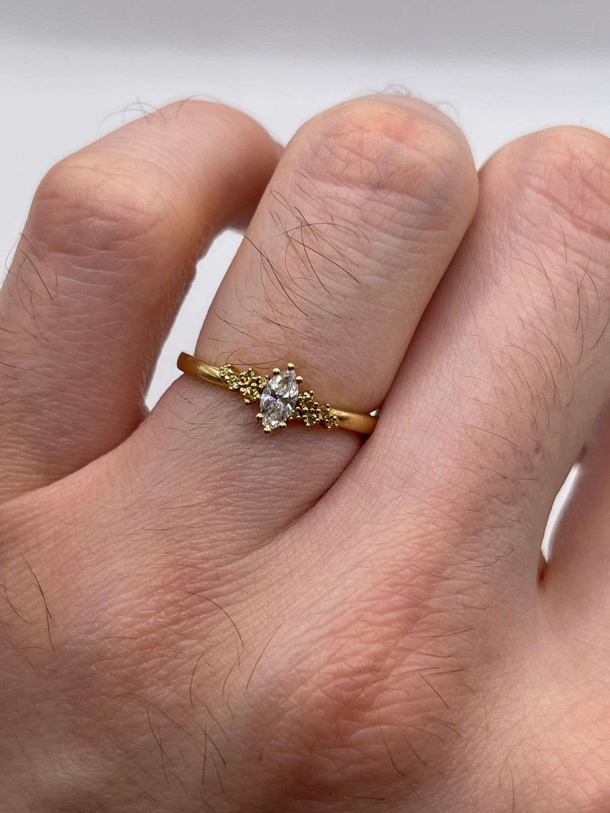 18ct gold diamond ring