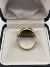 Load image into Gallery viewer, 9ct gold diamond signet ring

