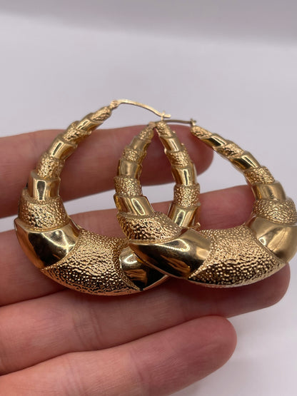 9ct gold Creole earrings