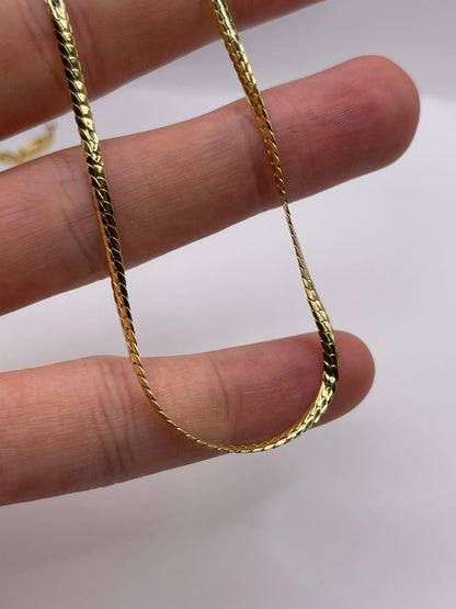 18ct gold chain 545