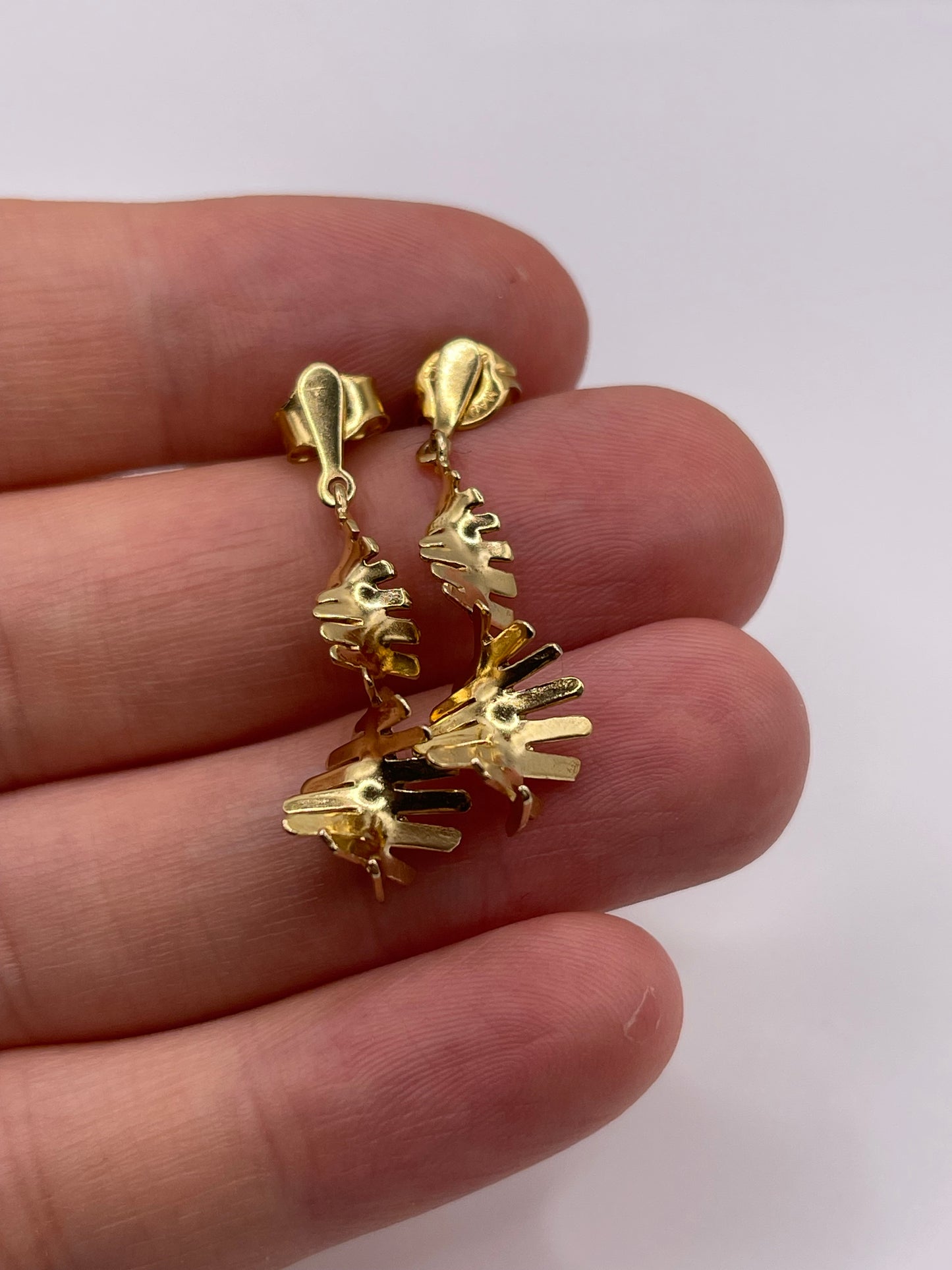 9ct gold earrings