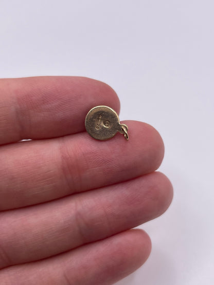 9ct gold st Christopher charm