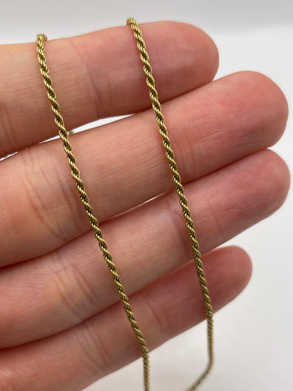 9ct gold chain 163