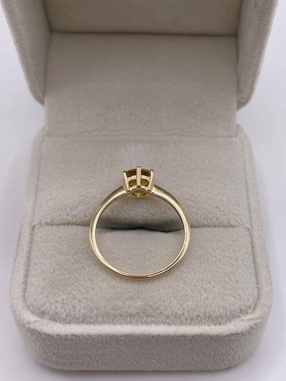 9ct gold sphene ring