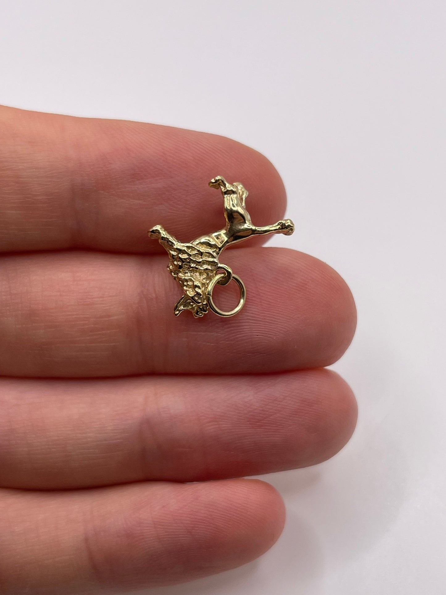 9ct gold dog charm