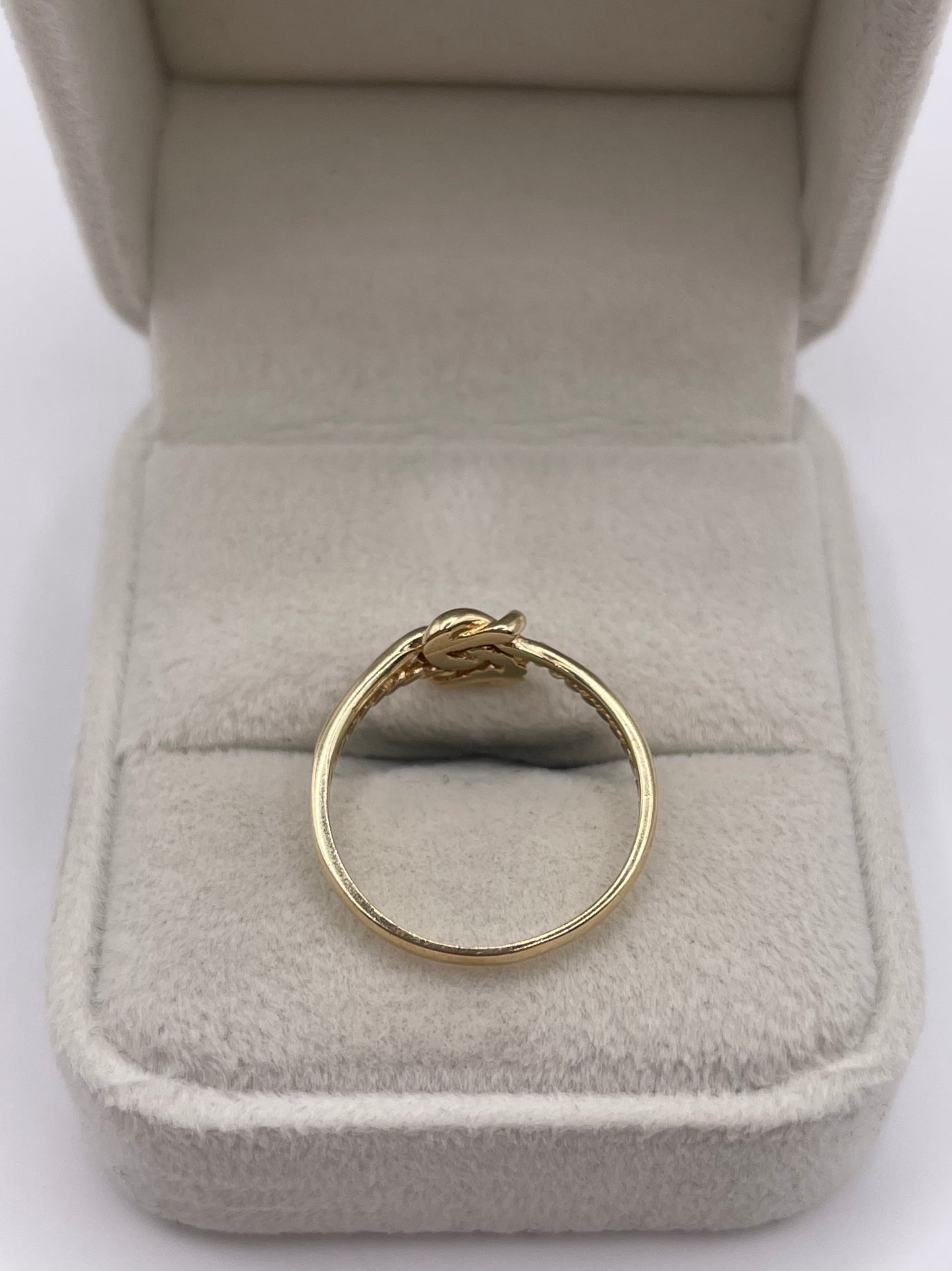 9ct gold knot ring