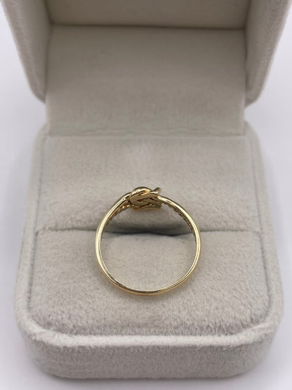 9ct gold knot ring