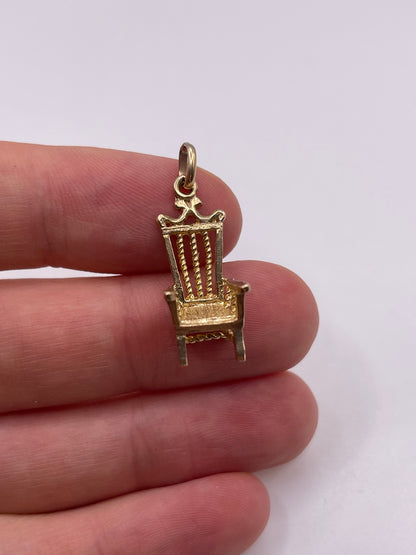 9ct gold chair charm