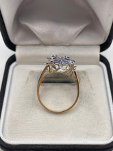 Load image into Gallery viewer, 9ct gold tanzanite and diamond ring
