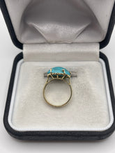 Load image into Gallery viewer, 9ct gold natural stone ring
