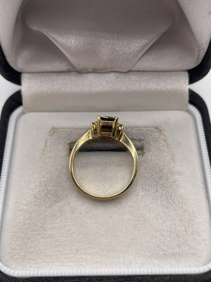 9ct gold diamond ring