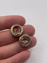 Load image into Gallery viewer, 9ct gold diamond earrings
