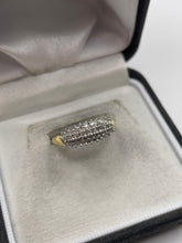 Load image into Gallery viewer, 18ct gold diamond cluster ring
