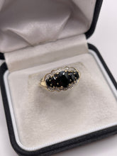 Load image into Gallery viewer, 9ct gold sapphire and diamond ring
