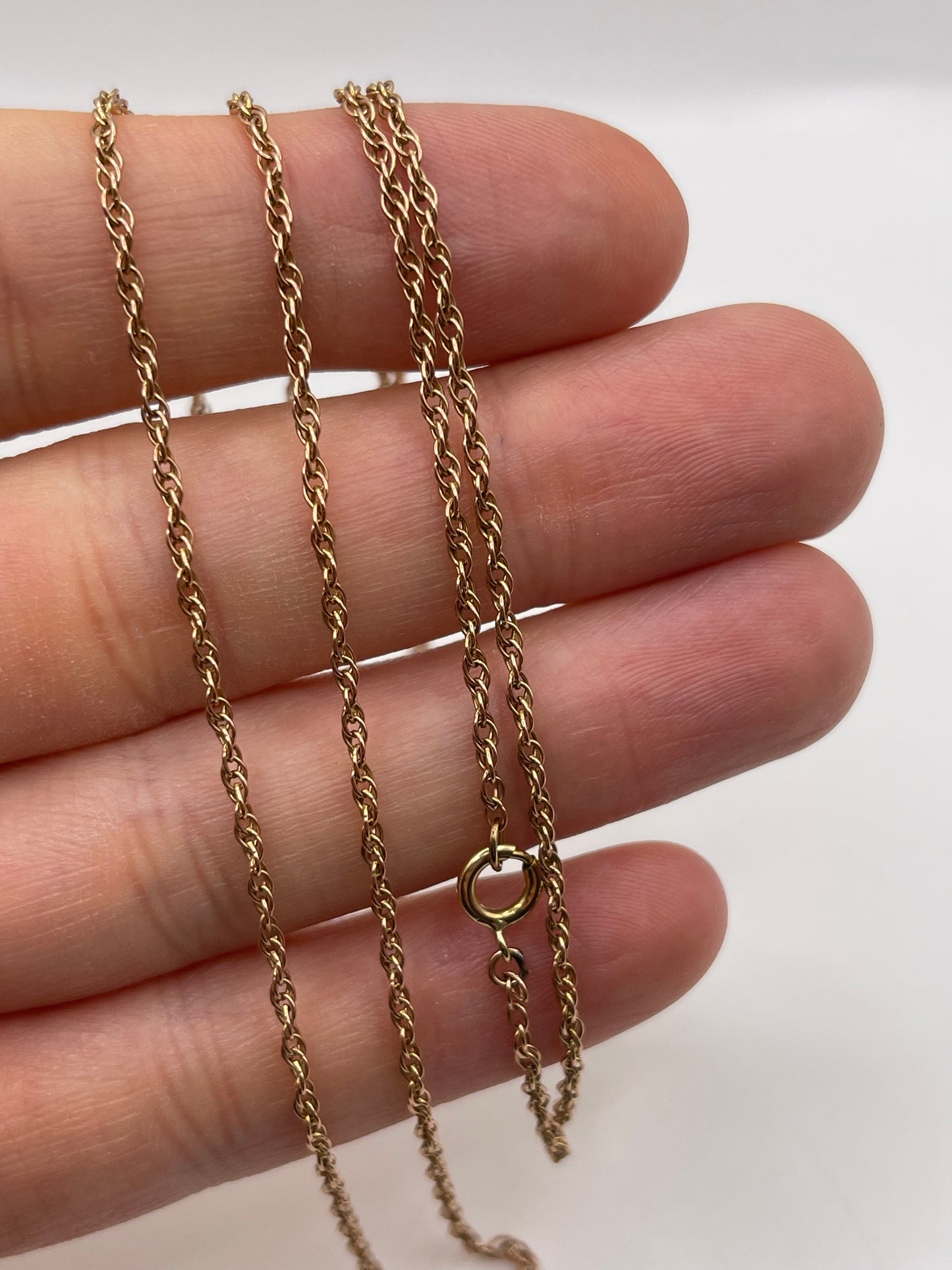 9ct rose gold chain 433
